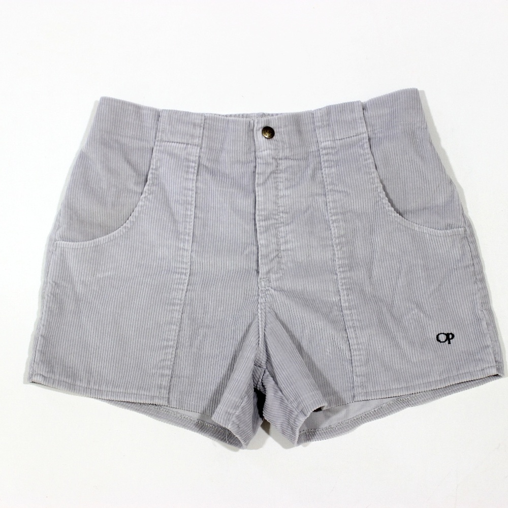 Vintage 80s OP Corduroy Board Shorts Ocean Pacific - Picture 1 of 6
